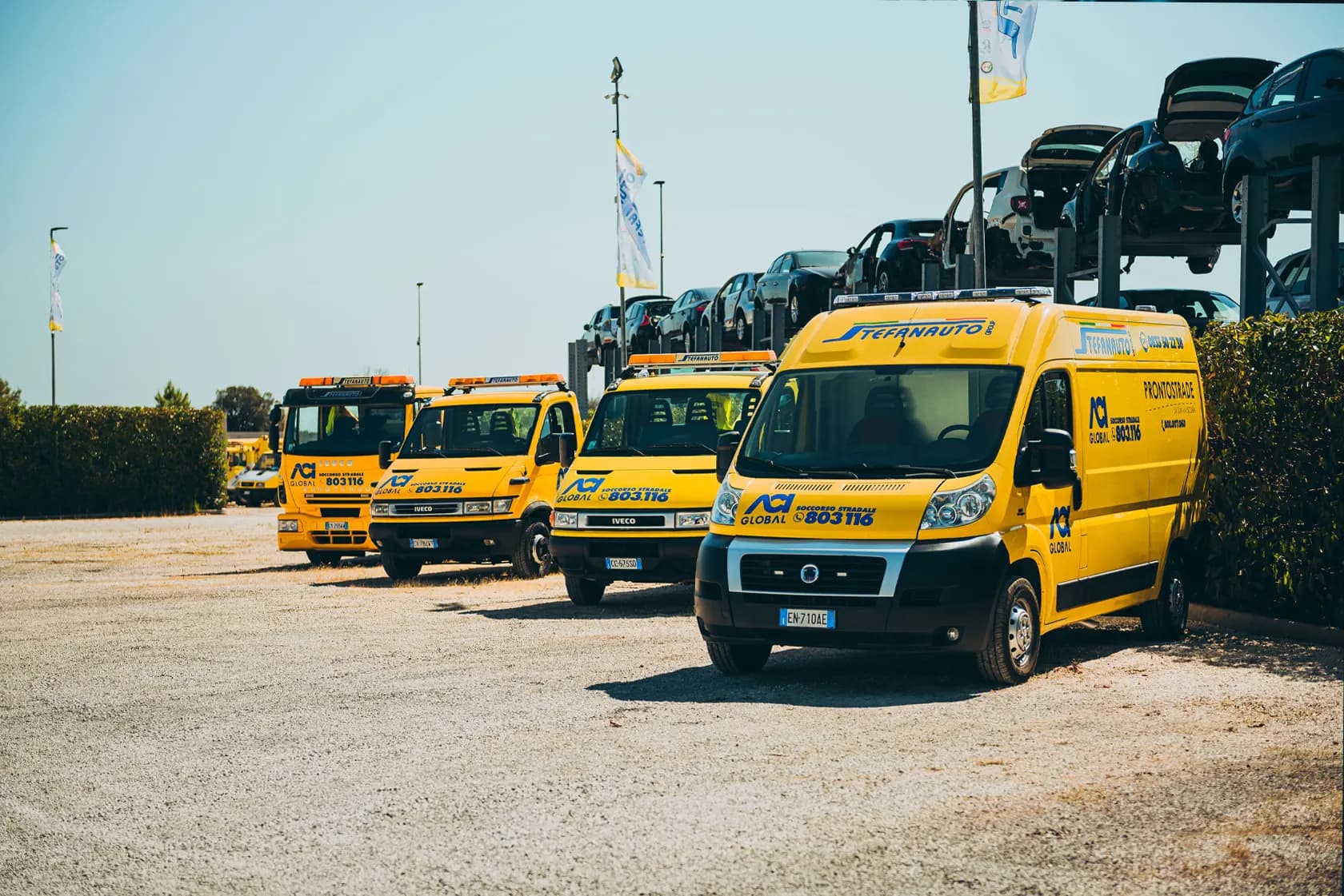 I mezzi di soccorso stradale Stefanauto Group